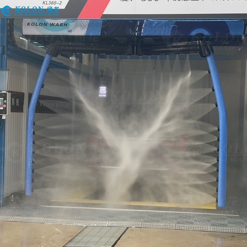 غسالة سيارات آلية بدون فرشاة بدون لمس KL360-2 18.5kw مضخة ماء 12kw مجفف الهواء