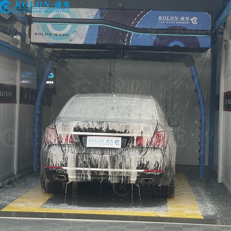 غسالة سيارات آلية بدون فرشاة بدون لمس KL360-2 18.5kw مضخة ماء 12kw مجفف الهواء