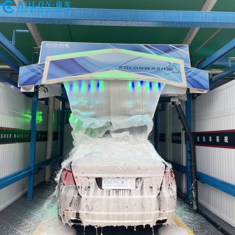 آلة غسيل السيارات الآلية بدون اللمس معدات KL-360 PLUS مضخة ماء 22kw 22kw مروحة
