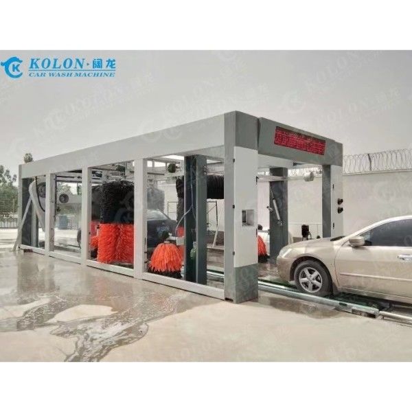النسخة المحدثة النفق النوع المستمر الطويل الكامل أوتوماتيكي غسالة السيارات لمحطة الغاز نظيفة المزيد من المركبات