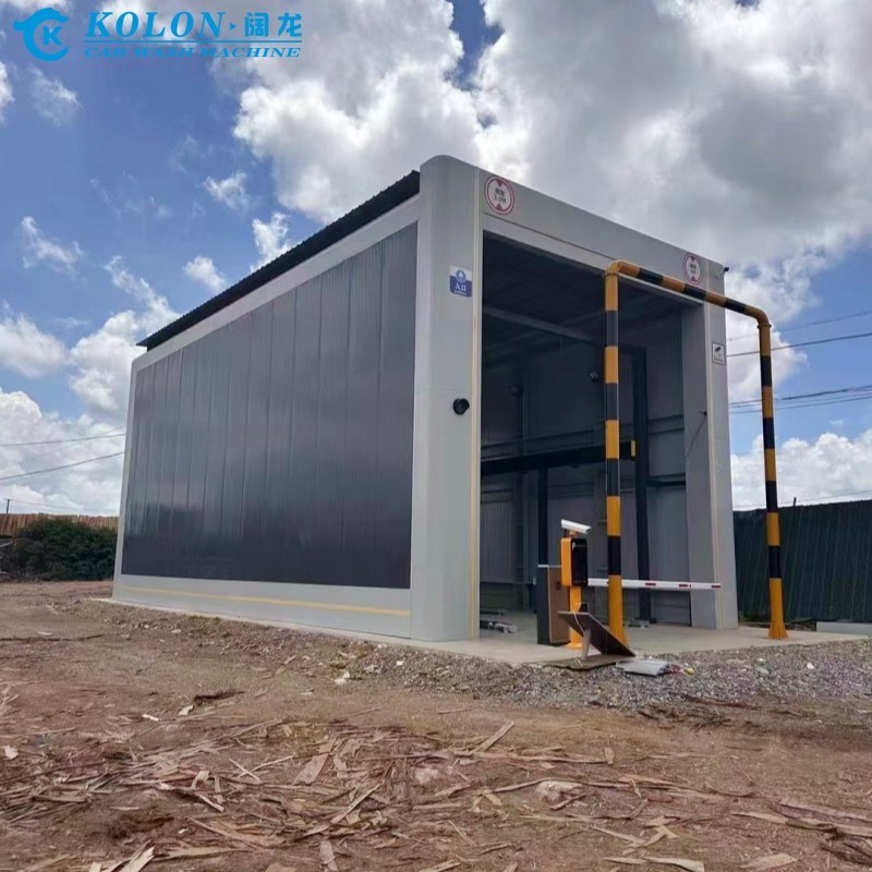 آلة غسيل الحافلات الكولون 67 كيلوواط مع زر التوقف الآمن وسرعة غسيل أقصى 7 حافلات / ساعة